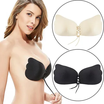 Seamless Self Adhesive Fly Bra Strapless Push Up Bra Wireless Stick On Sexy  Lingerie Invisible Silicone Women Bra From Happyshopper5320, $5.28 |  DHgate.Com