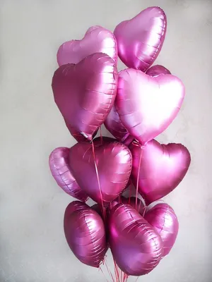 🎈 Фольгированные шары сердца без рисунка ассорти 🎈: заказать в Москве с  доставкой по цене 432 рублей