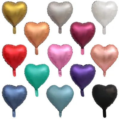 Фольгированные воздушные шары-сердца \"Оттенки розового\" заказать с  доставкой по Москве
