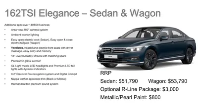 Volkswagen Passat Variant | 2024MY Elegance (Color Mariposit Green  Metallic) | Front