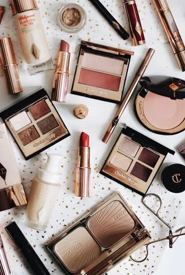 Beauty | Cosmetic | Background | Фон косметика | Charlotte tilbury makeup,  Makeup bag, Makeup collection