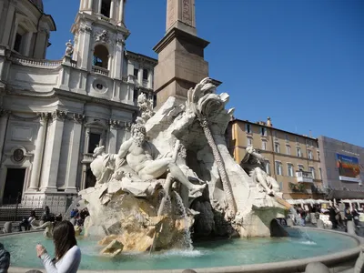Фонтан Четырех рек в Риме (фонтан Бернини) - фото, описание, адрес