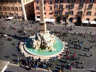 Фонтан Четырех рек. | Natural landmarks, Piazza navona, Landmarks