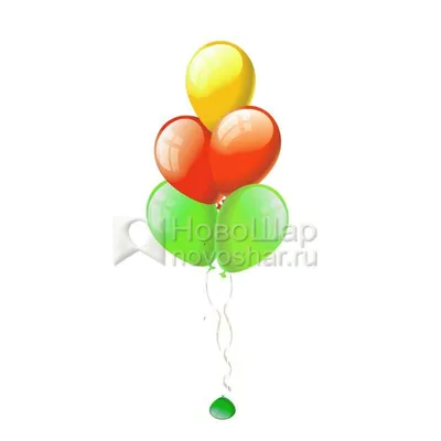 Фонтан из шаров со звездой — Купить воздушные шары в Самаре
