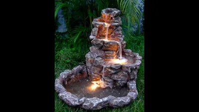 фонтан из бетона своими руками | Fountains outdoor, Garden fountains,  Fountains