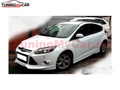 Передний тюнинг бампер RS Style для Ford Focus 3 (Форд Фокус 3, ФФ3) купить  с доставкой по России