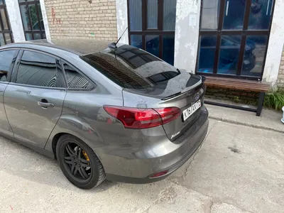 Спойлер на крышку багажника Ford Focus 3 рестайлинг седан