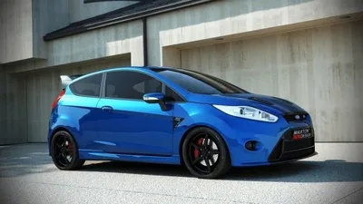 Купить Тюнинг обвес Ford Fiesta MK7 в стиле Focus RS Facelift в Украине  Арт.: FO-FI-7F-RS-BK1F