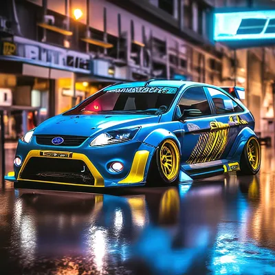 Ford focus 2, тюнинг в стиле …» — создано в Шедевруме