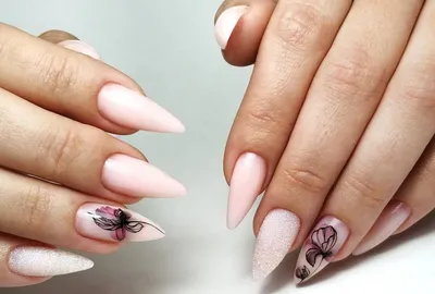 Наращивание формы эйдж акрилом+опил/EDGE acrylic nails - YouTube