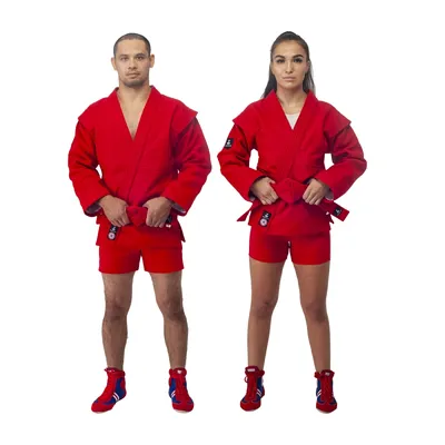 Куртка для самбо ВФС BRAVEGARD Ascend красная - Sambo-shop.com