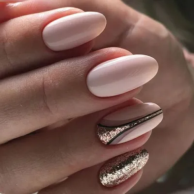 Форма ногтей: какой дизайн лучше выбрать? (80 фото) | Manicure, Oval nails,  Pretty nails