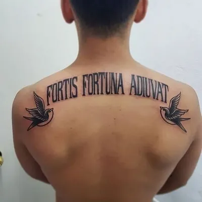 Goorazz Tattoo - - FORTIS FORTUNA ADIUVAT - freehand in... | Facebook