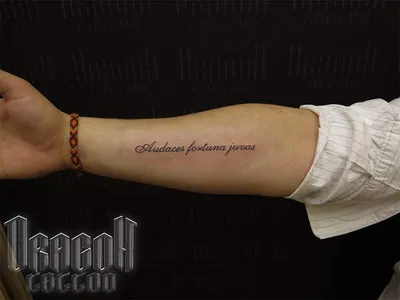 Тату надпись на латыни - 5 Фото и значение татуировок 2024
