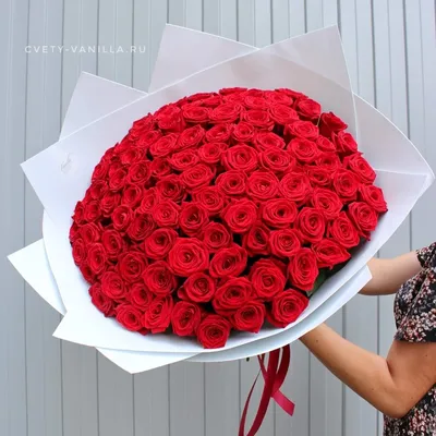 Корзина из 101 розы \"Love\" - купить с доставкой в Минске