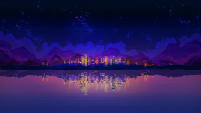 Night Pixel Art | 2560 x 1440 : r/wallpapers