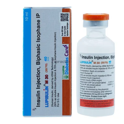 Lupisulin-M 30 (30/70) 40 IU Injection - Uses, Dosage, Side Effects, Price,  Composition | Practo