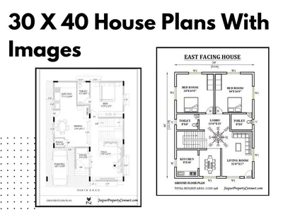 30 x 40 House Plan with 3 Bhk Design | House plans, Little house plans, How  to plan