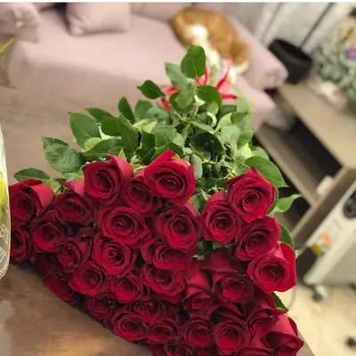 Купить Букет из 31 красной розы премиум в Нижнем Новгороде