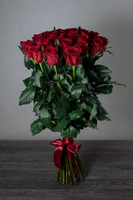 31 красная роза 40 см | купить недорого | доставка по Москве и области