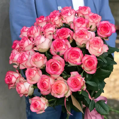31 роза красная букет №445 - 🌹 Цветы Новосибирск заказ: