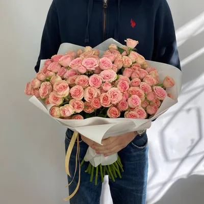 Букет из 31 розы (коралловые) - Flowers Fairy | Доставка цветов в Курске