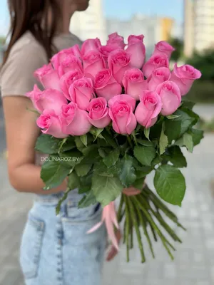 Купить 31 красную розу Эквадор от 40-70 см - Купить розы дёшево Эквадор 80  руб. Доставка роз СПб 🌹SPBROSA