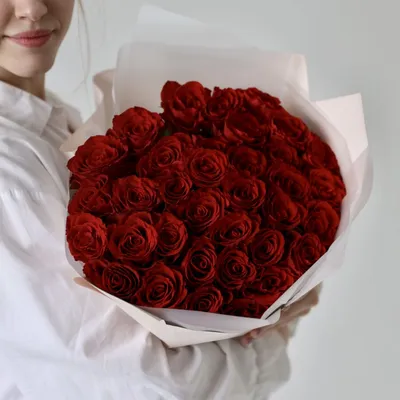 Букет из 35 красных роз 70 см купить в Химках за 7700 руб. - «Флора Москва»