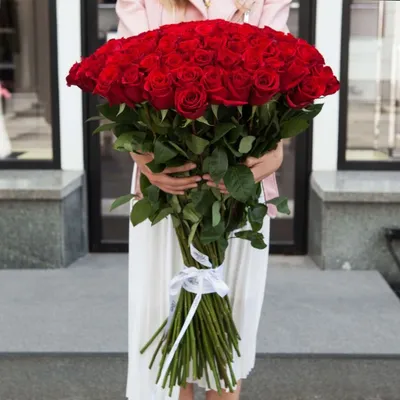 Букет из 35 роз \"Ред Наоми\" - Купить розы с доставкой