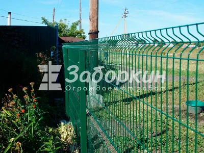 Ворота распашные для 3д забора \"Small\" 4000х1500 мм купить в Екатеринбурге