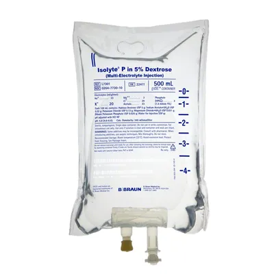 Isolyte® P (Multi-electrolyte Injection) in 5% Dextrose, 500 mL