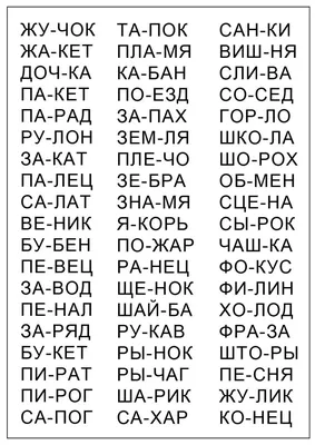 5 букв 2 слога | Учимся читать, Чтение, Уроки письма