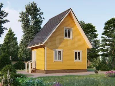 Проекты модульных домов - Модульный дом 6х4.8м (28 от 20 кв.м.)