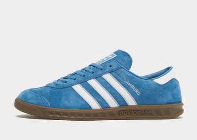 Genuine Adidas Originals Hamburg ® ( Men UK All Sizes: 7 - 13 ) Light Blue  / Gum | eBay