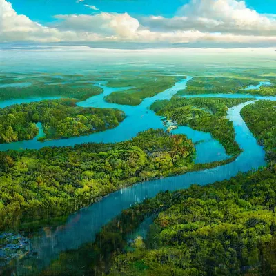 Река Амазонка сверху (57 фото) - 57 фото