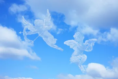 Ангелы в небе | Пикабу