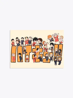 Купить Плакат по аниме\" Волейбол\", размер А3 вариант 16 / poster Haikyu!! с  доставкой по России