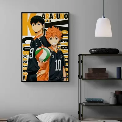 Наклейки Волейбол / Haikyu!! / набор стикеров аниме 50 шт. купить по  выгодной цене в интернет-магазине OZON (330084905)