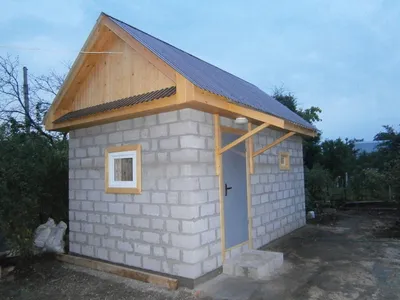 Баня 4*3 м из керамзитобетона в Самаре - 375000 руб.
