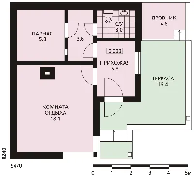Баня 6 x 3 из блоков - Строй БФ. Проект, цена, фото и отзывы.