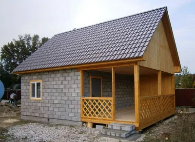 Баня из блоков | Баня из газосиликатных блоков