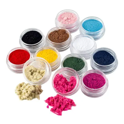 Набор Aliexpress Порошок для бархатного маникюра like this HOT 12 Color  Velvet Flocking Powder For Velvet Manicure Nail Art YNA-0053 -  «Оригинальные ногти не на каждый день. Как украсить ногти к празднику