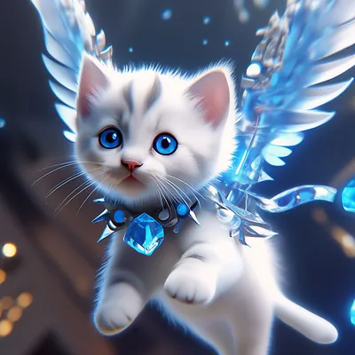 Белые кошки — символ чистоты и совершенства » Кошка Ветра