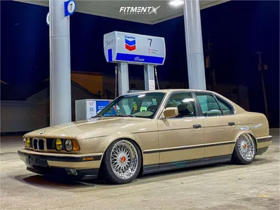 1991 BMW 525i Base with 17x8 BBS Rc090 and BFGoodrich 215x45 on Air  Suspension | 1360147 | Fitment Industries