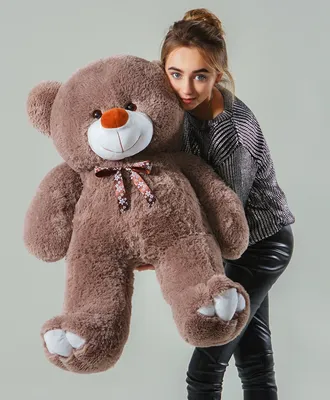 Мягкая игрушка - Большой плюшевый медведь, мишка Микки 110 см, Объемный  размер - купить с доставкой по выгодным ценам в интернет-магазине OZON  (524366994)