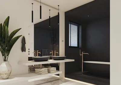 Камень в интерьере ванной комнаты - Дизайн Вашего Дома