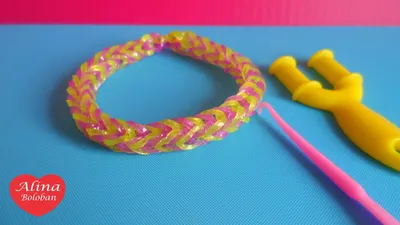 Браслет из Резинок \" Рыбий Хвост \" / Rainbow Loom Bands - YouTube