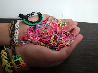 Набор резинок для разноцветных браслетов Loom Bands