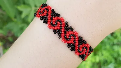 Beaded bracelet/Diy/Tutorial/Браслет из бисера/Как сделать браслет/Бисер/Рукоделие  - YouTube