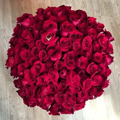 Букет алых роз, рядом красный …» — создано в Шедевруме